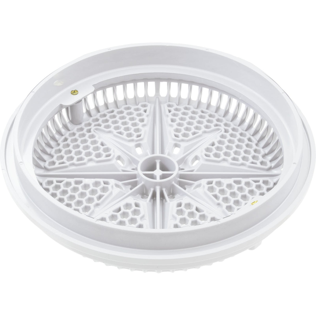 Main Drain Grate, PentStarGuard, 8", 112gpm, Wht, qty 2, Long Ring : 500140