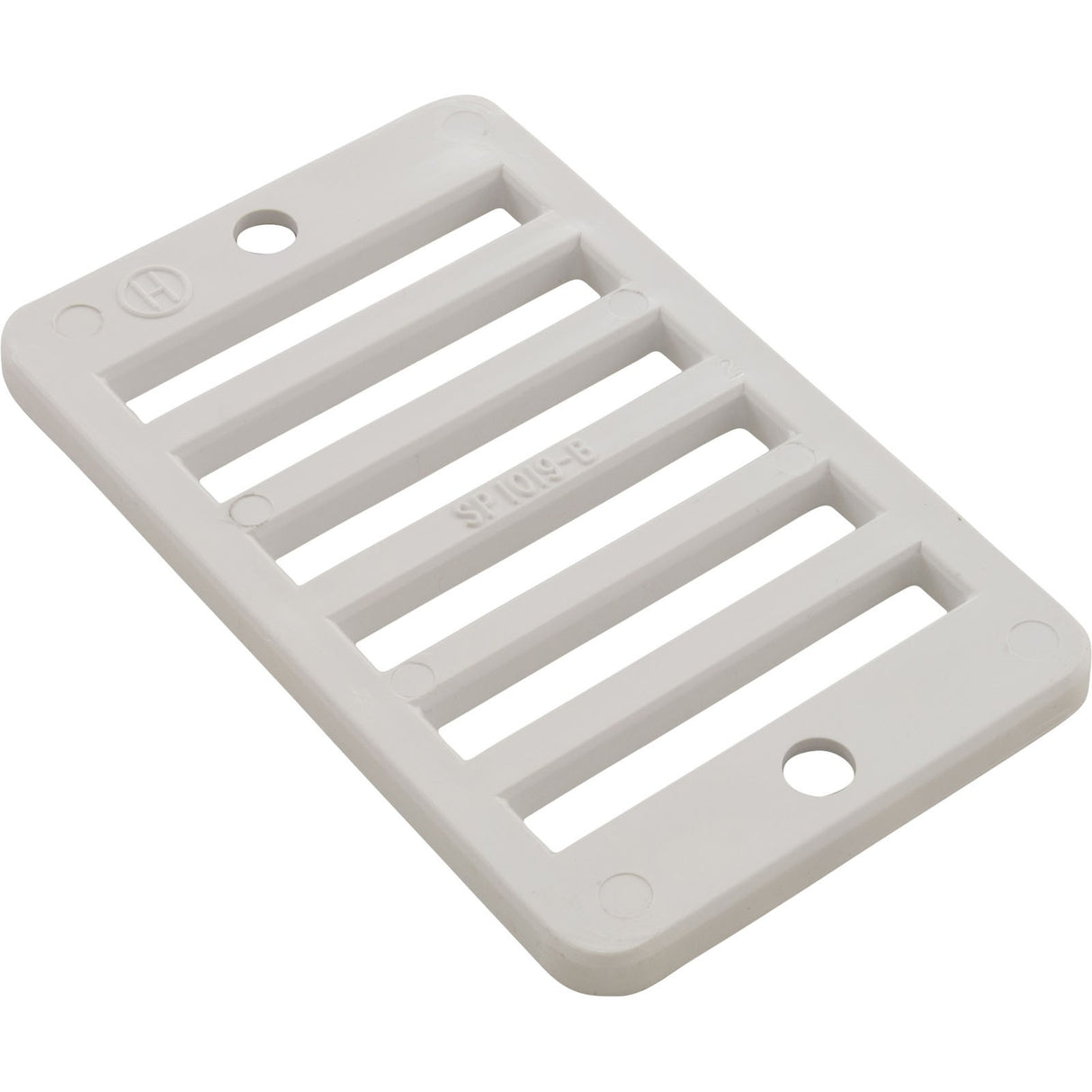 Grate, Hayward Deck Drain SP1019, w/ Screws, White : SP1019BA