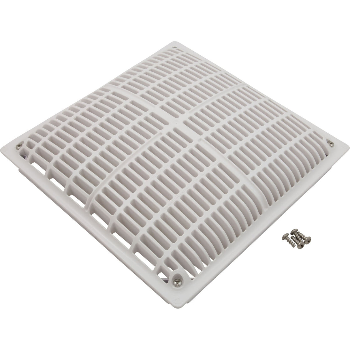 Main Drain Grate, Hayward Low Velocity, 12" x 12"Sq, w/Frame : WGX1032BLV2