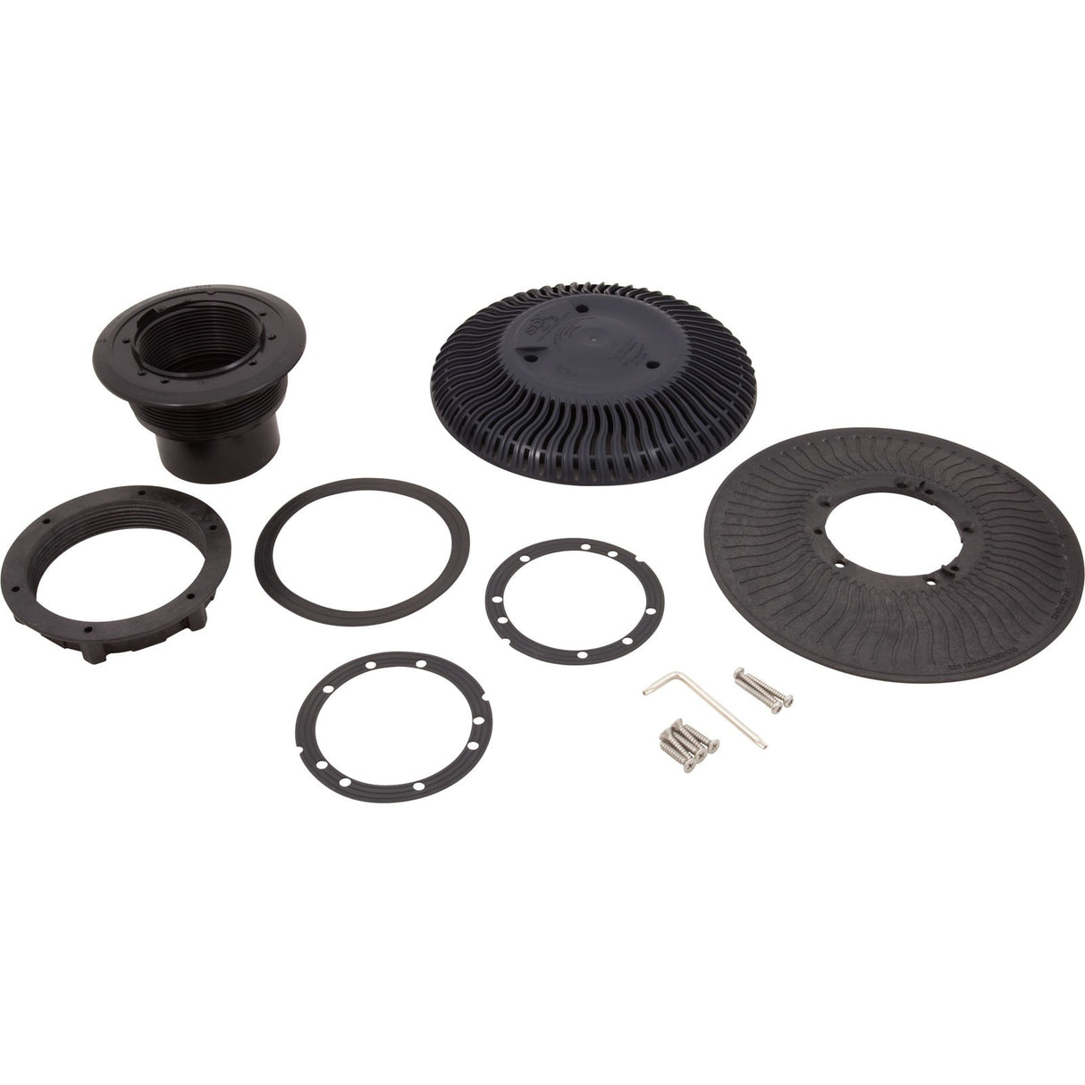 Main Drain Grate, Paramount SDX2, Vinyl, Black, qty 2 : 004-172-2231-03
