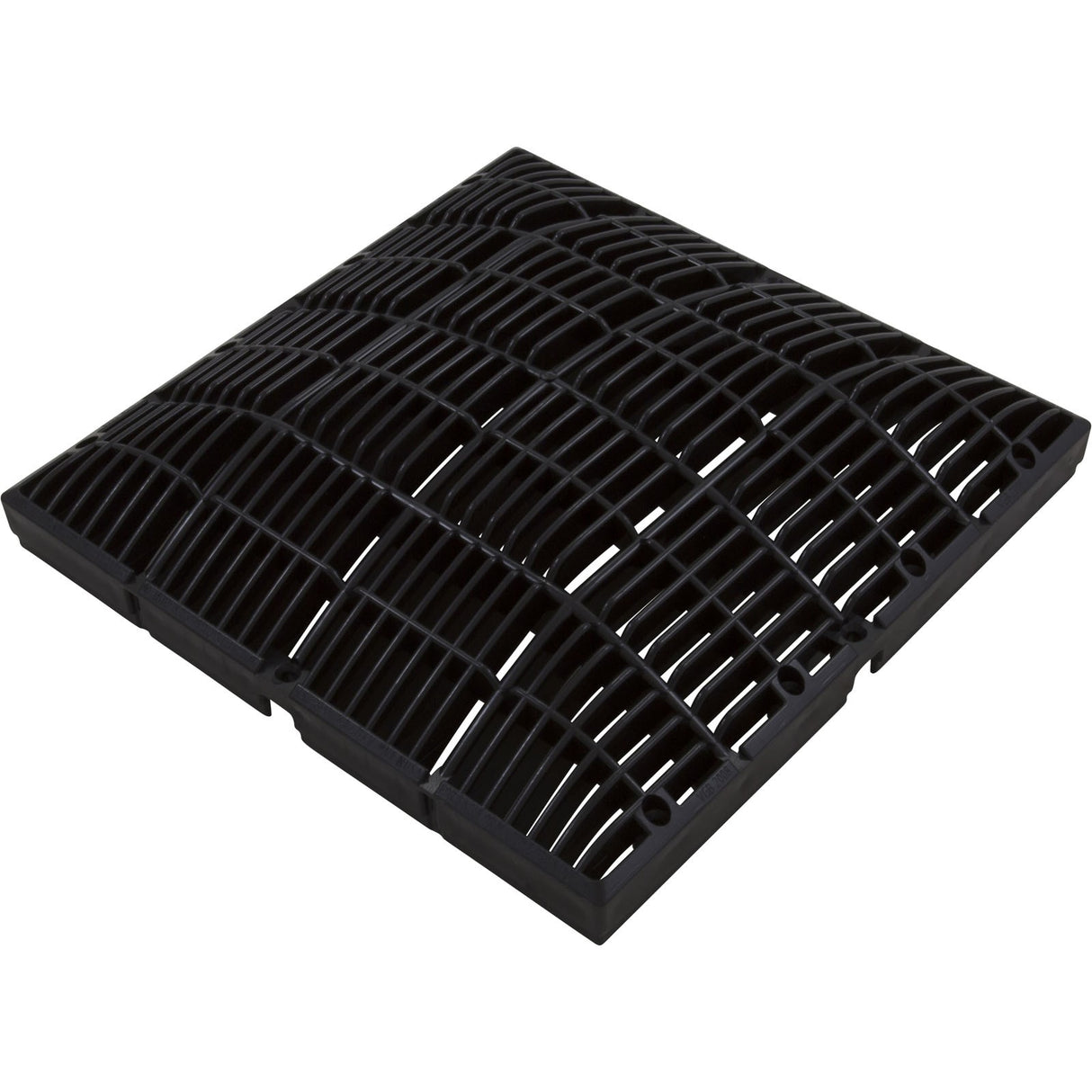 Main Drain Grate, Waterway 12" x 12" Square, VGB, Black : 642-4721 V