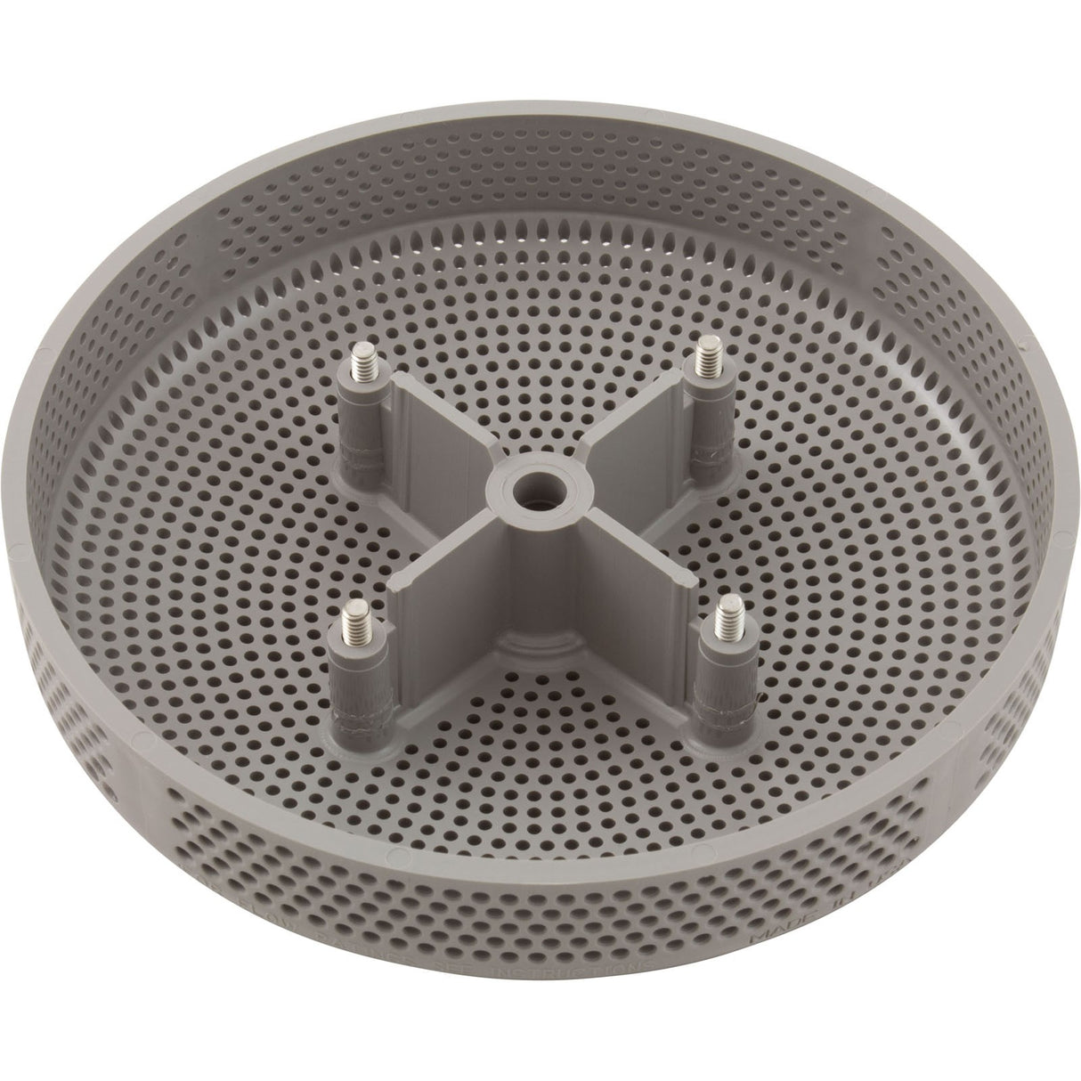 Suction Cover, HydroAir Repl, 6", 224gpm, w/Screws, Lt Gray : 6HPHA103