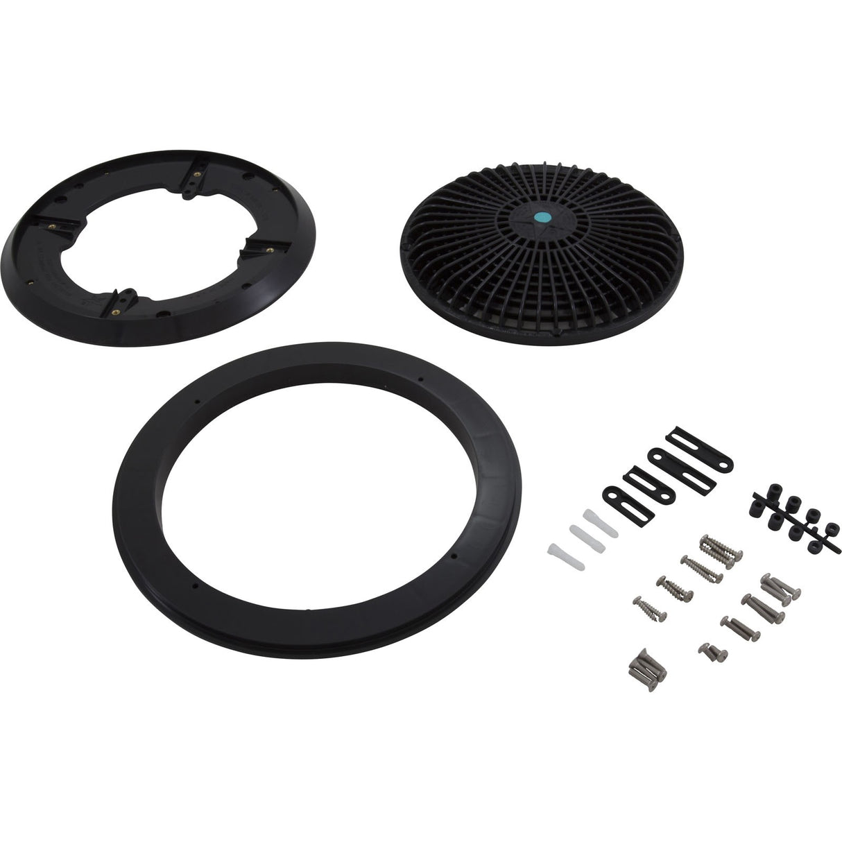 Main Drain Grate, Retro 10" Round, Universal, Black : A10RCFR102