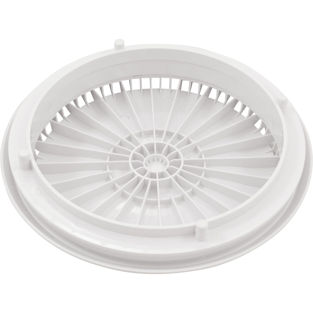 Cover, Aquastar, 10" Round, White, w/ Frame : 10AVR101