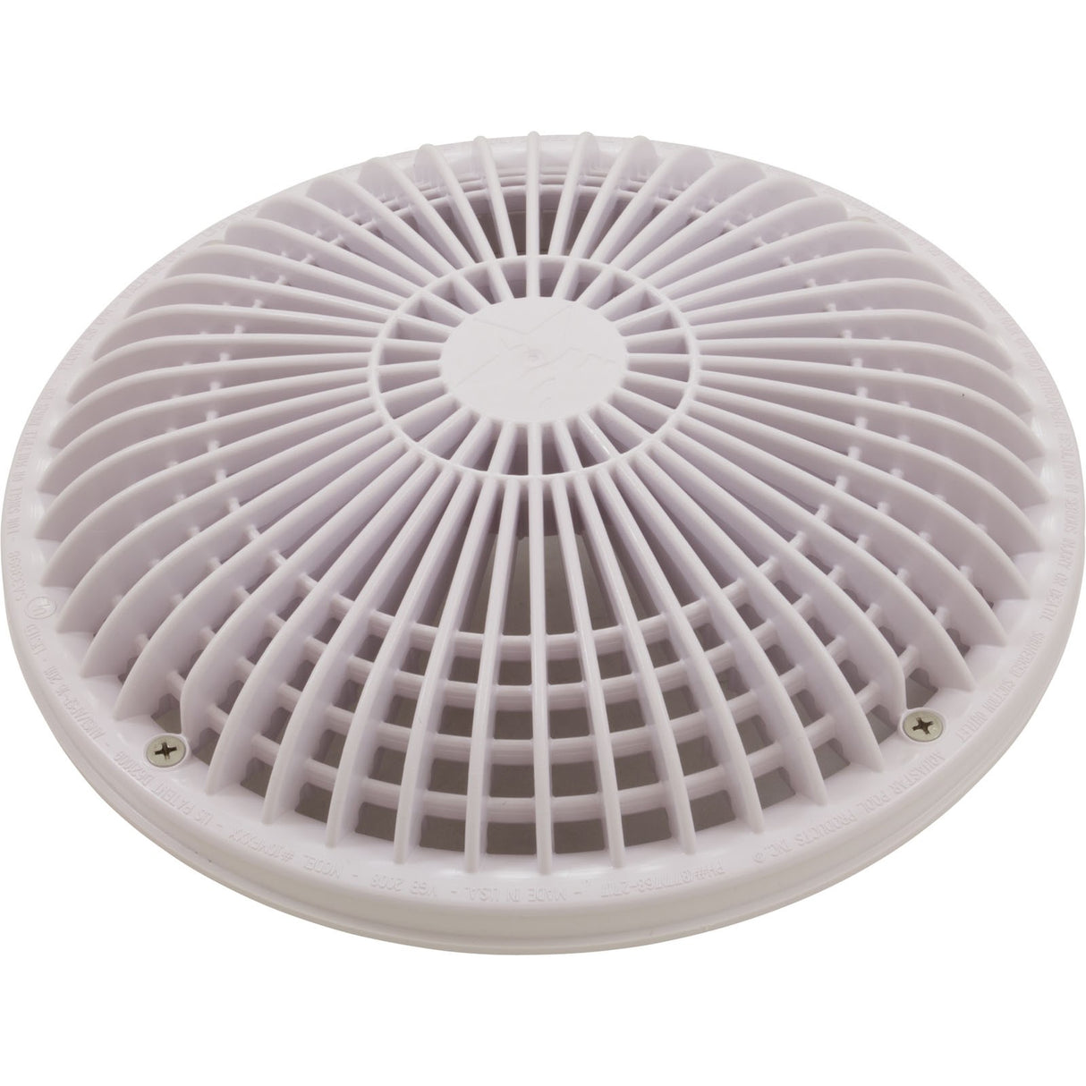 Cover, Aquastar MoFlo, 10" Round, w/Frame, White : 10MF101