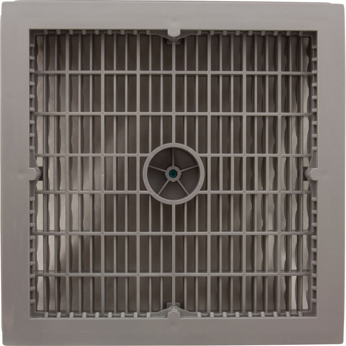 Main Drain Cover, Aquastar Wave, 12" Square, w/Fr, Lt Gry, VGB : WAV12WR103
