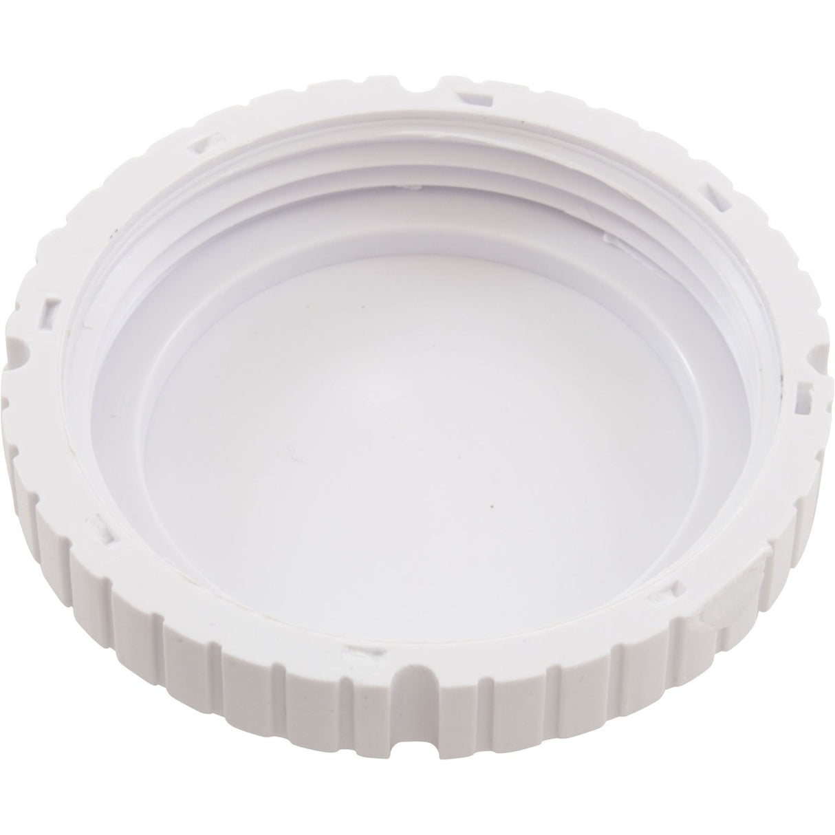Threaded Cap, Flow Outlet, White : 25552-020-300