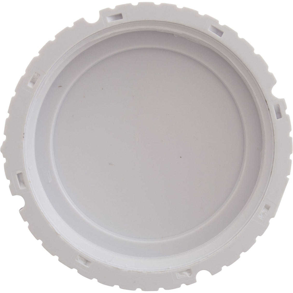 Threaded Cap, Flow Outlet, White : 25552-020-300