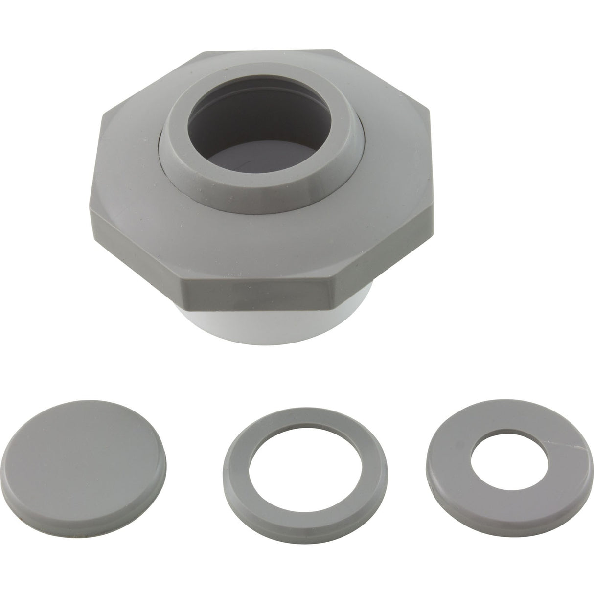 1-1/2In Slip Inlet W/Snap In (3/4In) Gray : 25609-301-000