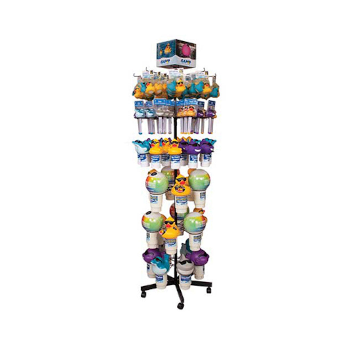 SPS Spinner Rack w/ merchandise assortment : 9624