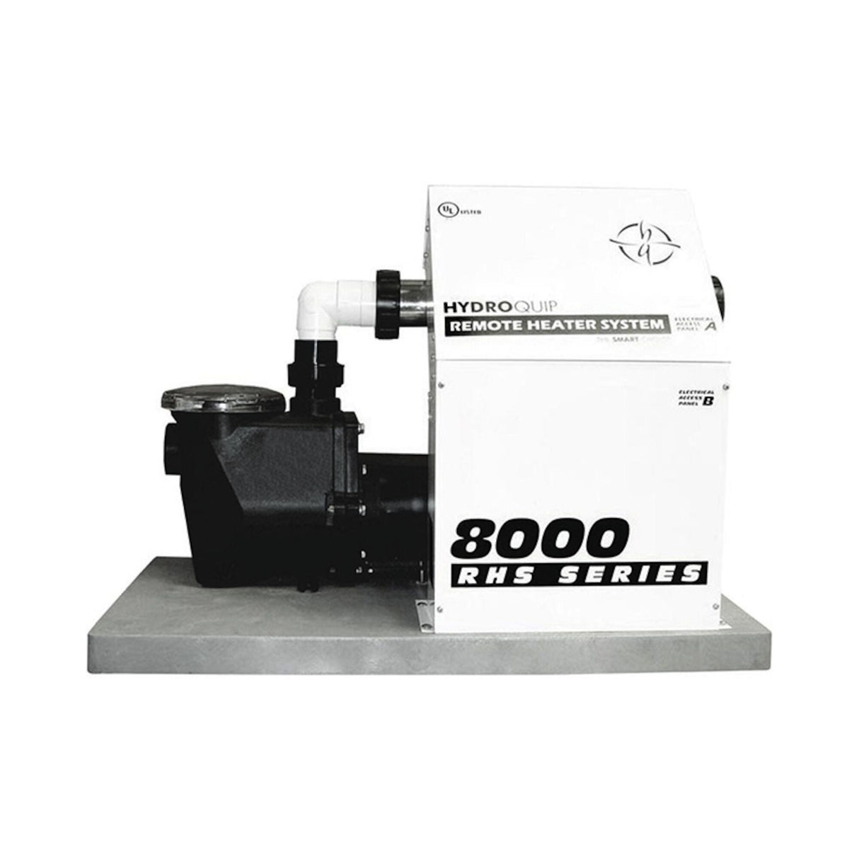 Equipment System, Outdoor, Hydroquip ES8850, BP2000, 240V, 5.5kW, Pump1 - 2.0HP, Blower - 1.5HP w/TP600 Spaside : ES8850-E