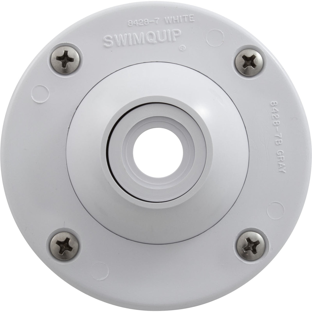 Eyeball Inlet, Pentair, 1-1/4", Gunite, White : 08428-0001