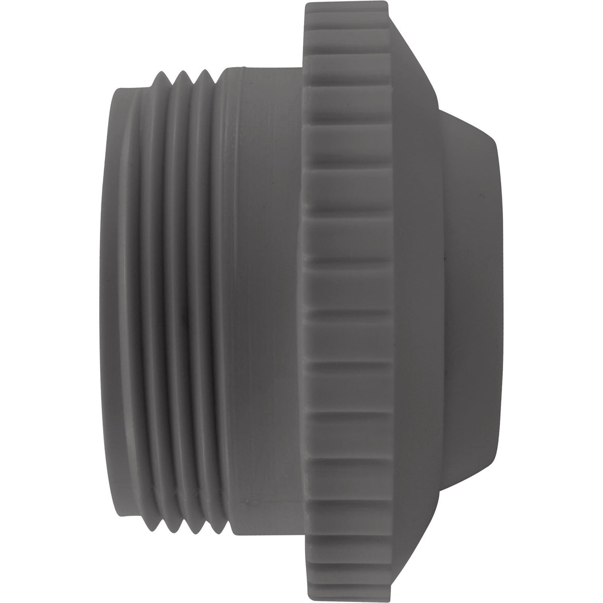 Inlet Fitting, Pentair, 1-1/2"mpt, 1" Orifice, Dk Gray : 540030