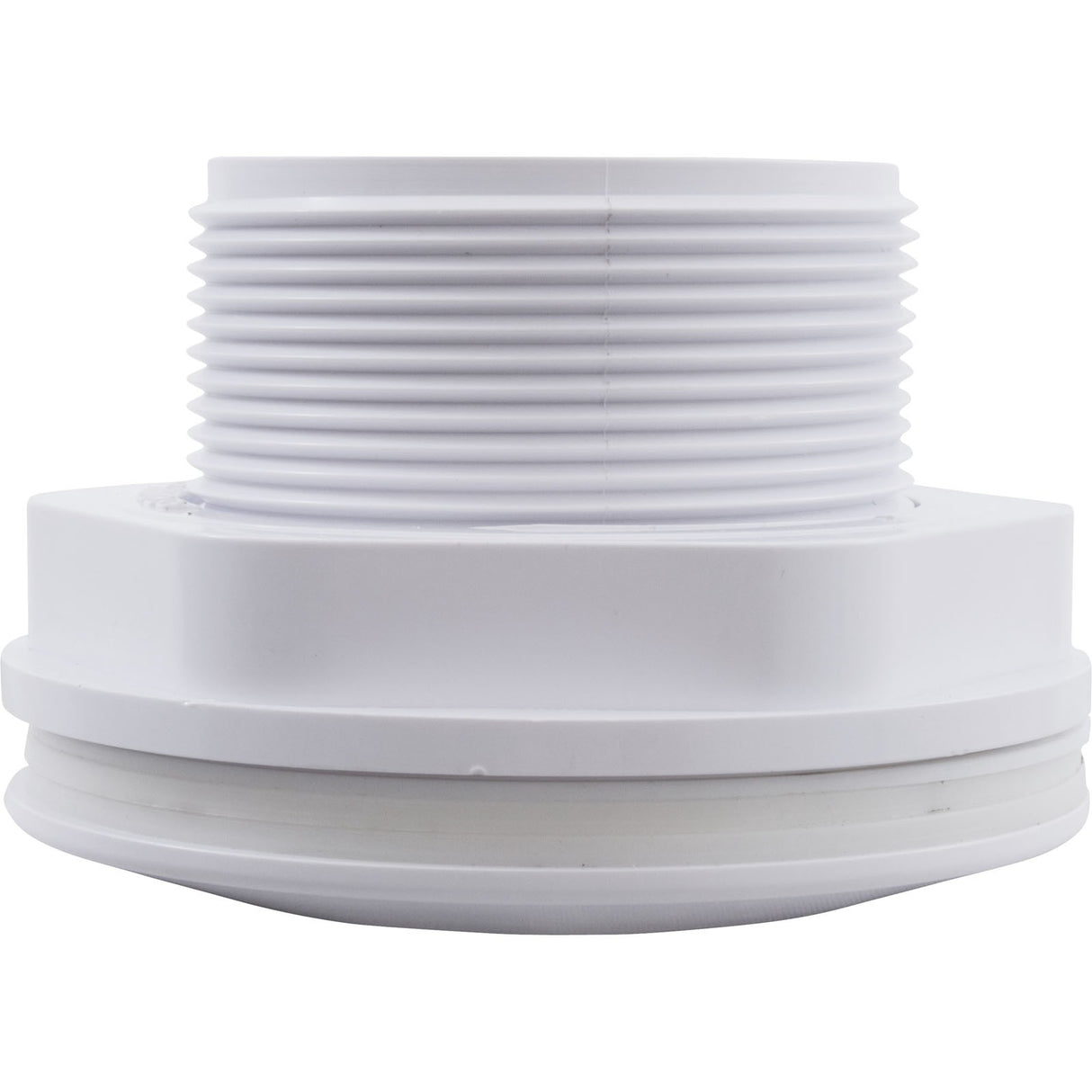 Wall Fitting, Vinyl Liner, Long Body, 1-1/2"s x 1-1/2"fpt, Wht : 542411