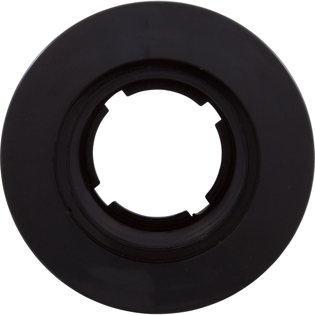 Wall Fitting, WW, 2-3/8"hs, 1-1/2"fpt x 1-1/2"s, 3-1/2"fd, Blk : 400-9151B