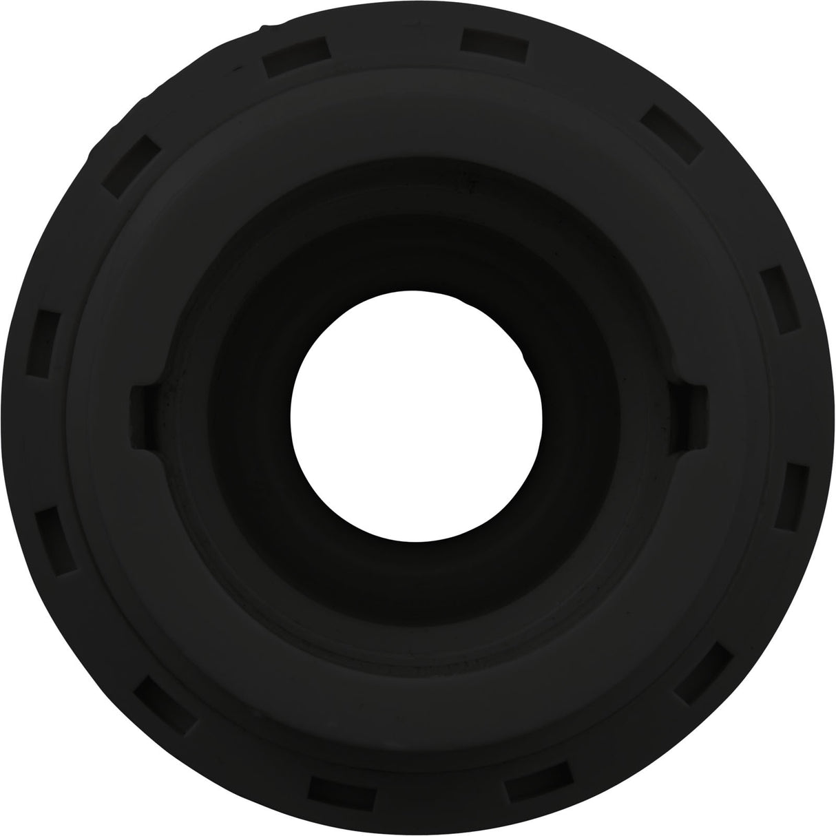 Eyeball Fitting, WW, 1-1/2"mpt, 2-3/8"fd, 3/4"Orifice, Black : 400-1411DB