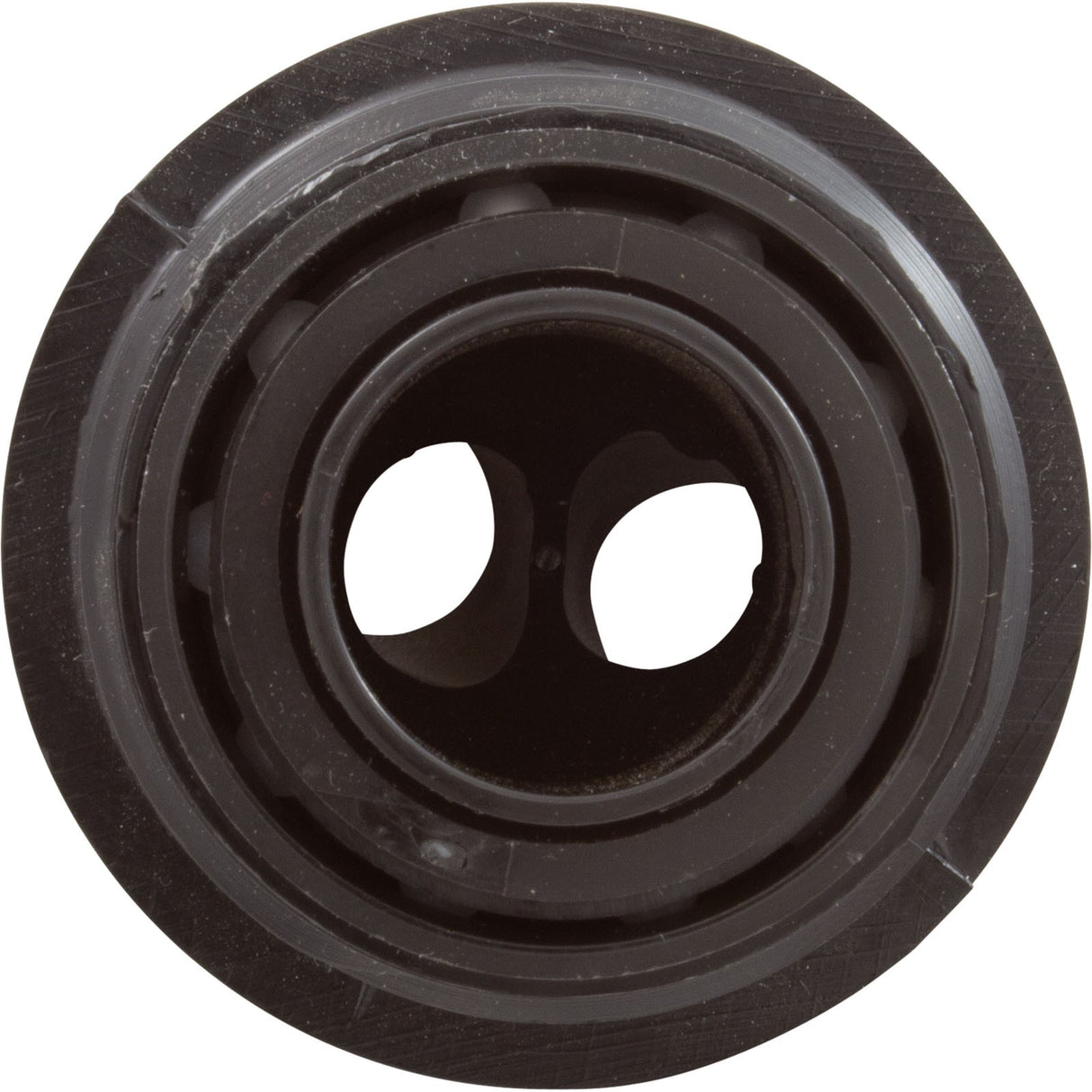 Eyeball Fitting, WW, 1-1/2"mpt, 2-1/4"fd, Plstr, Blk : 212-9171