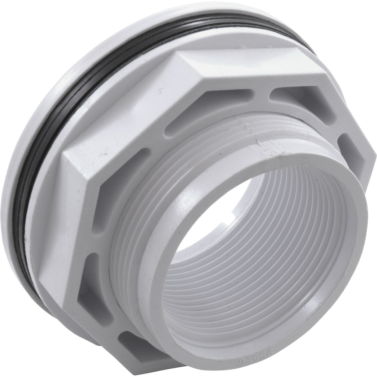 Wall Fitting, CMP, 2-3/8"hs, 1-1/2"fpt, 3-1/2"fd, w/Nut, Wht : 25550-000-000