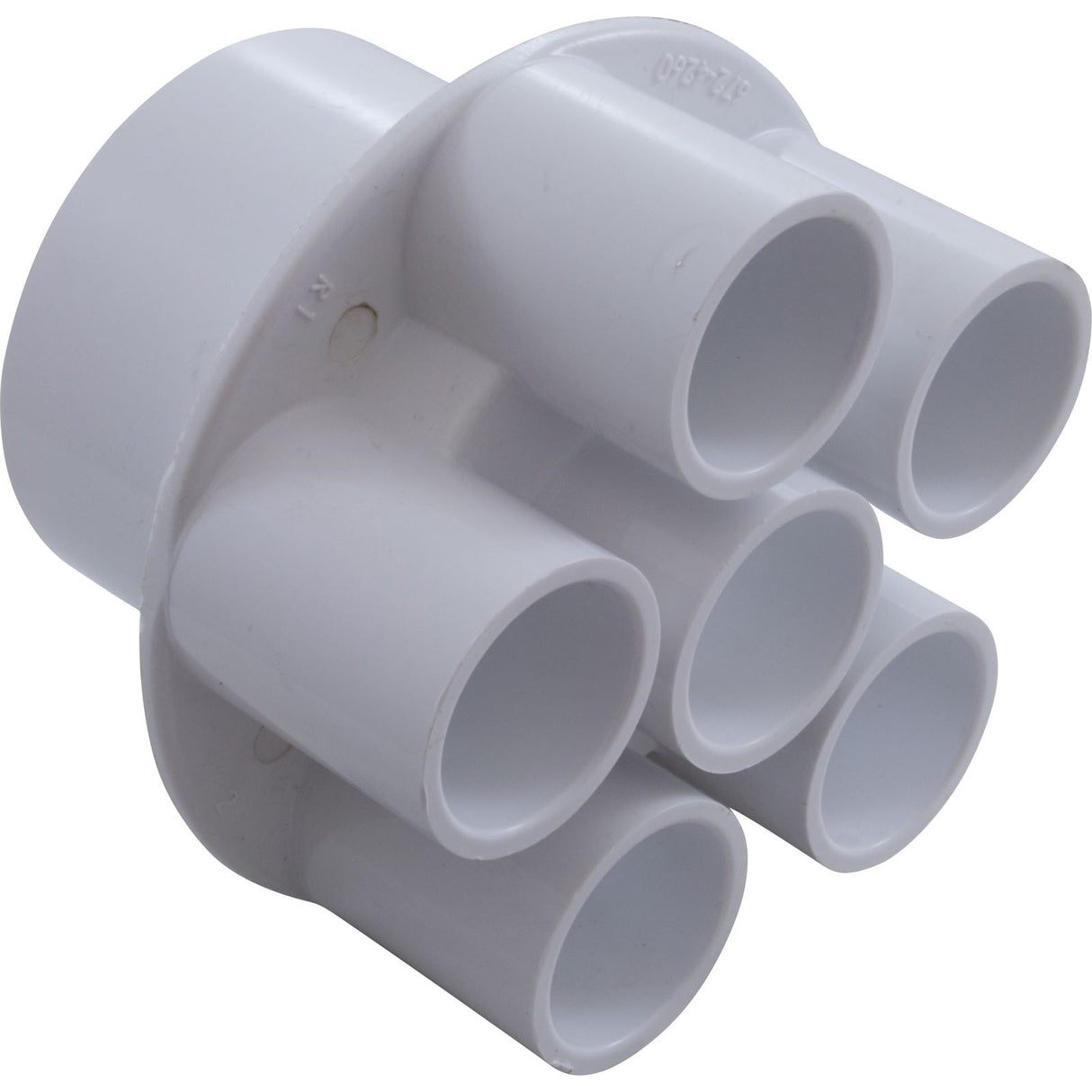 Manifold, 3/4" Slip, 6 Port, Transition, 2" Slip : 672-4260