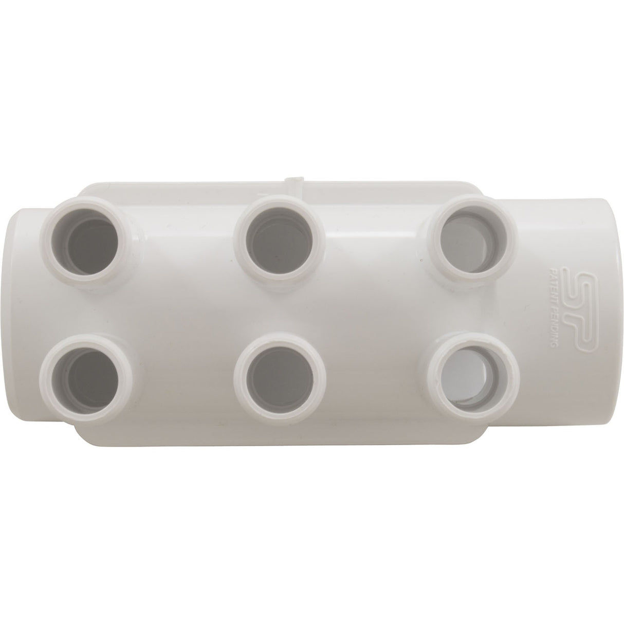 Manifold, 3/4" Smooth Barb, 6 Port, 1-1/2" Slip x Dead End : 672-5250