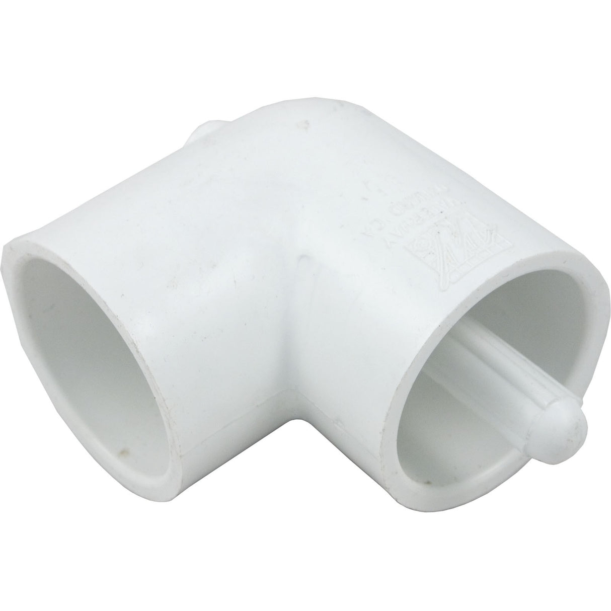 90 Elbow, 1-1/2" Slip x 1-1/2" Slip, with Thermowell : 400-5580