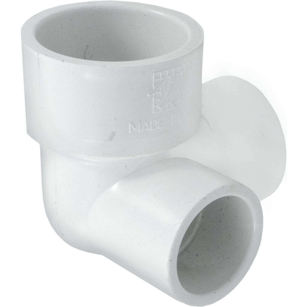 90 Elbow, 1-1/2" Slip x 1-1/2" Spigot x 1" Slip side : 411-4050