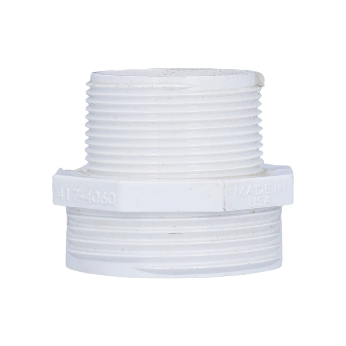 Tailpiece, Union, Waterway, 1-1/2"MBT x 1-1/2"MPT, No O-Ring Groove : 417-4060