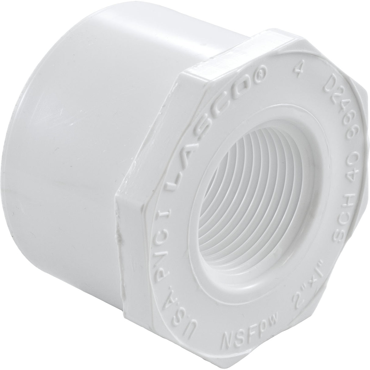 Reducer, 2" Spigot x 1" Female Pipe Thread : 438-249