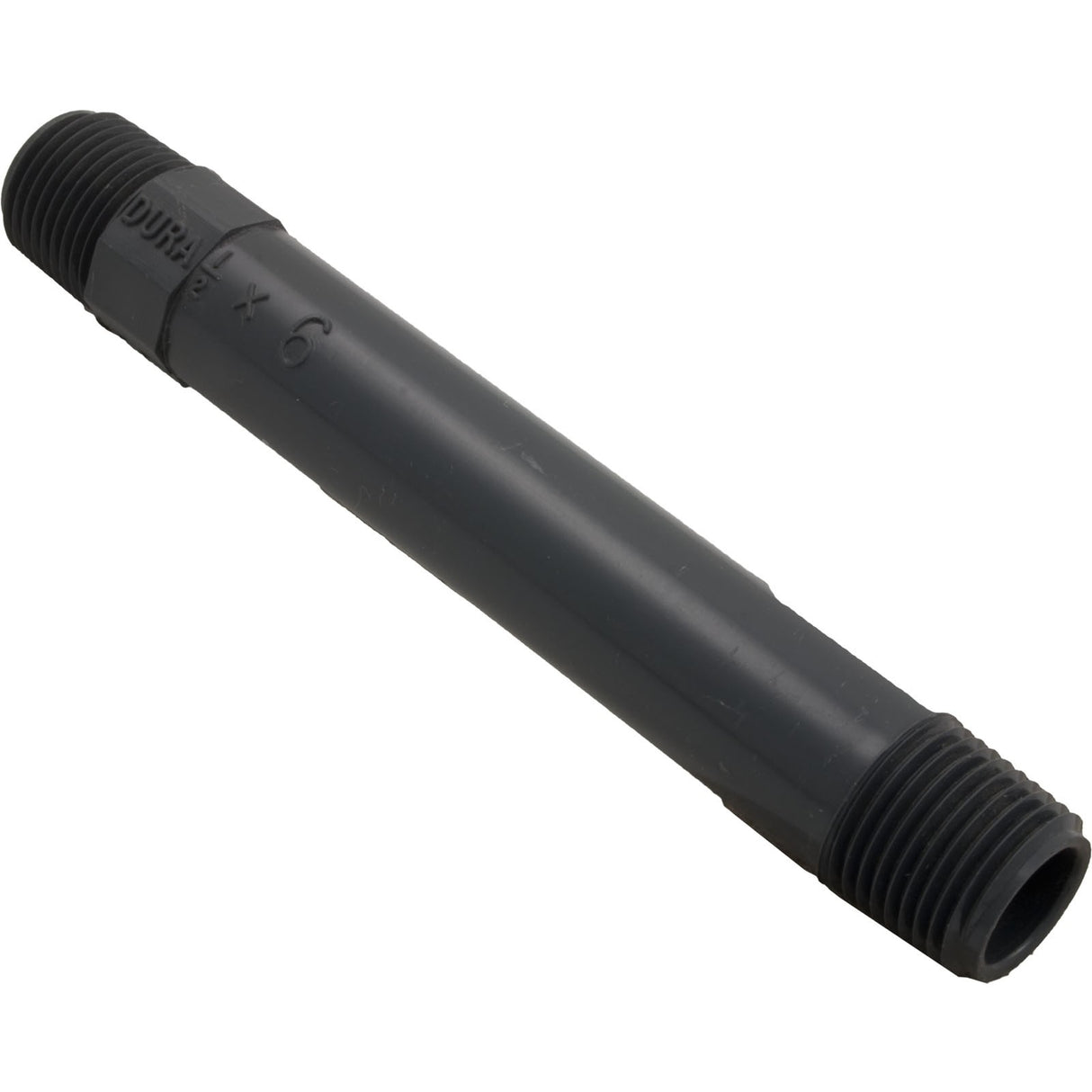 Nipple, 1/2" Male Pipe Thread x 6", SCH80 : 205-060