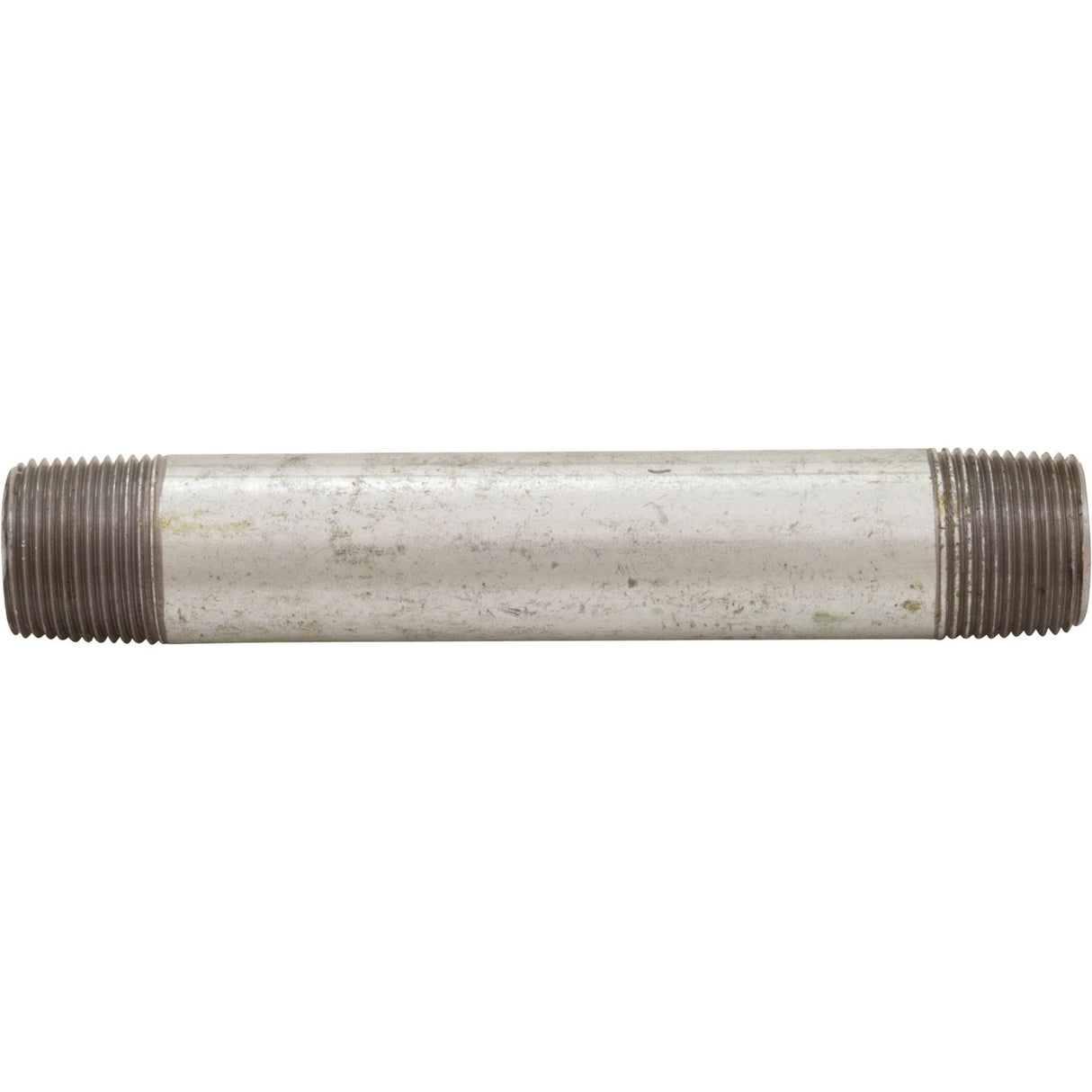 Nipple, Galvanized, 6" x 3/4" Male Pipe Thread : ZNG046