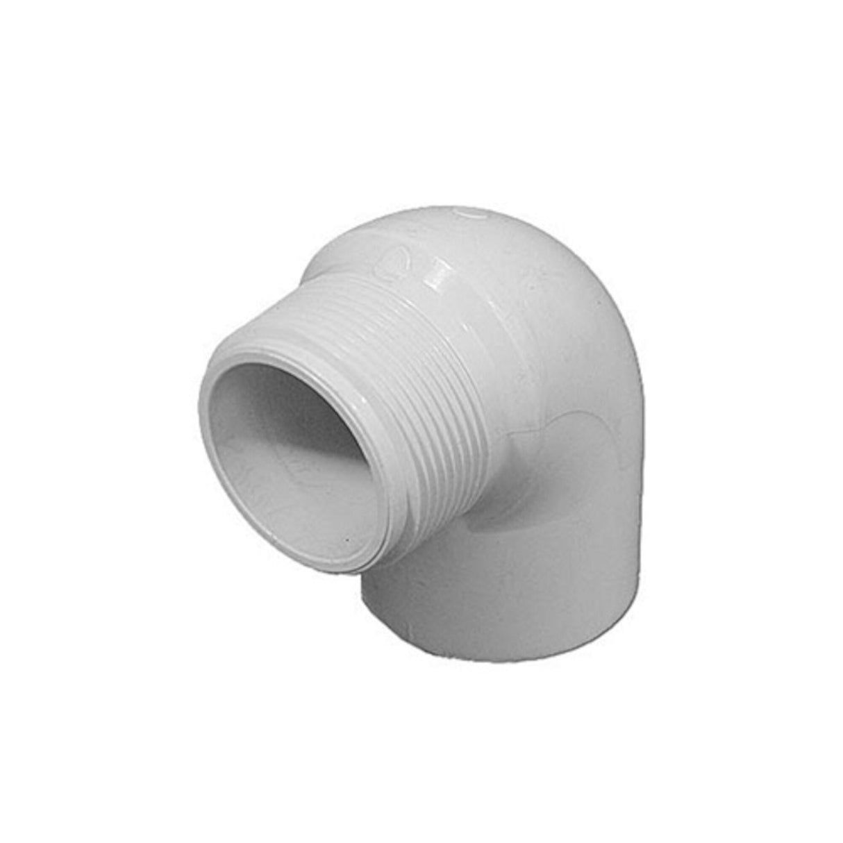 Fitting, PVC, MPT Ell, 90°, 1-1/2"S x 1-1/2"MPT : 410-015