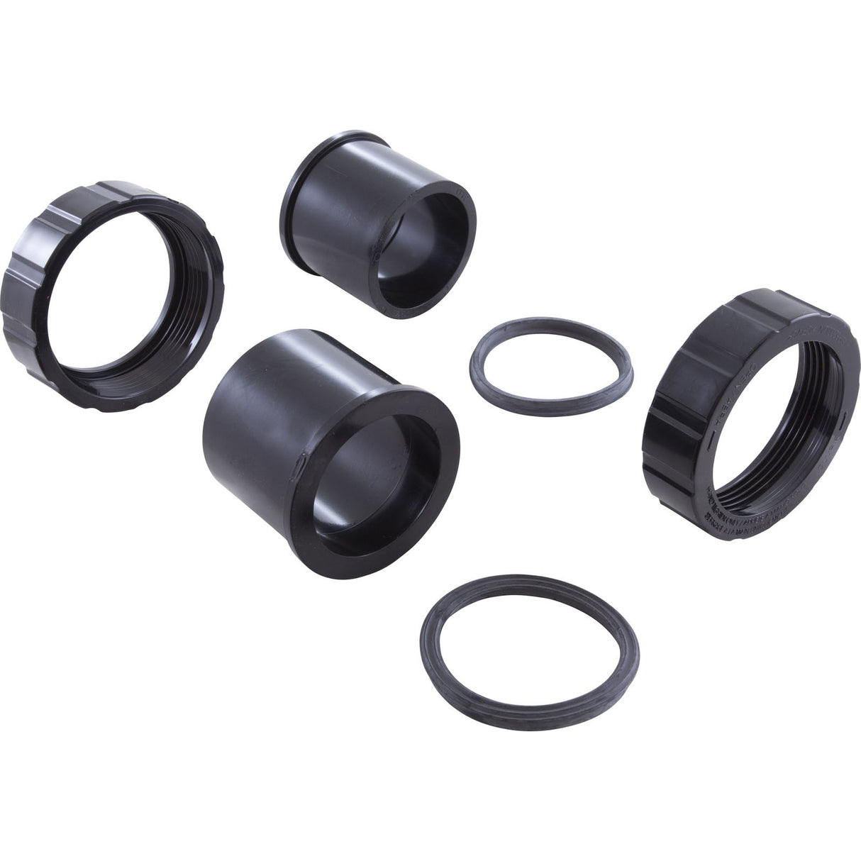 Union Kit, Hayward SP4000, TriStar, 2"s x fhbt, Black, qty 2 : SPX3200UNKIT