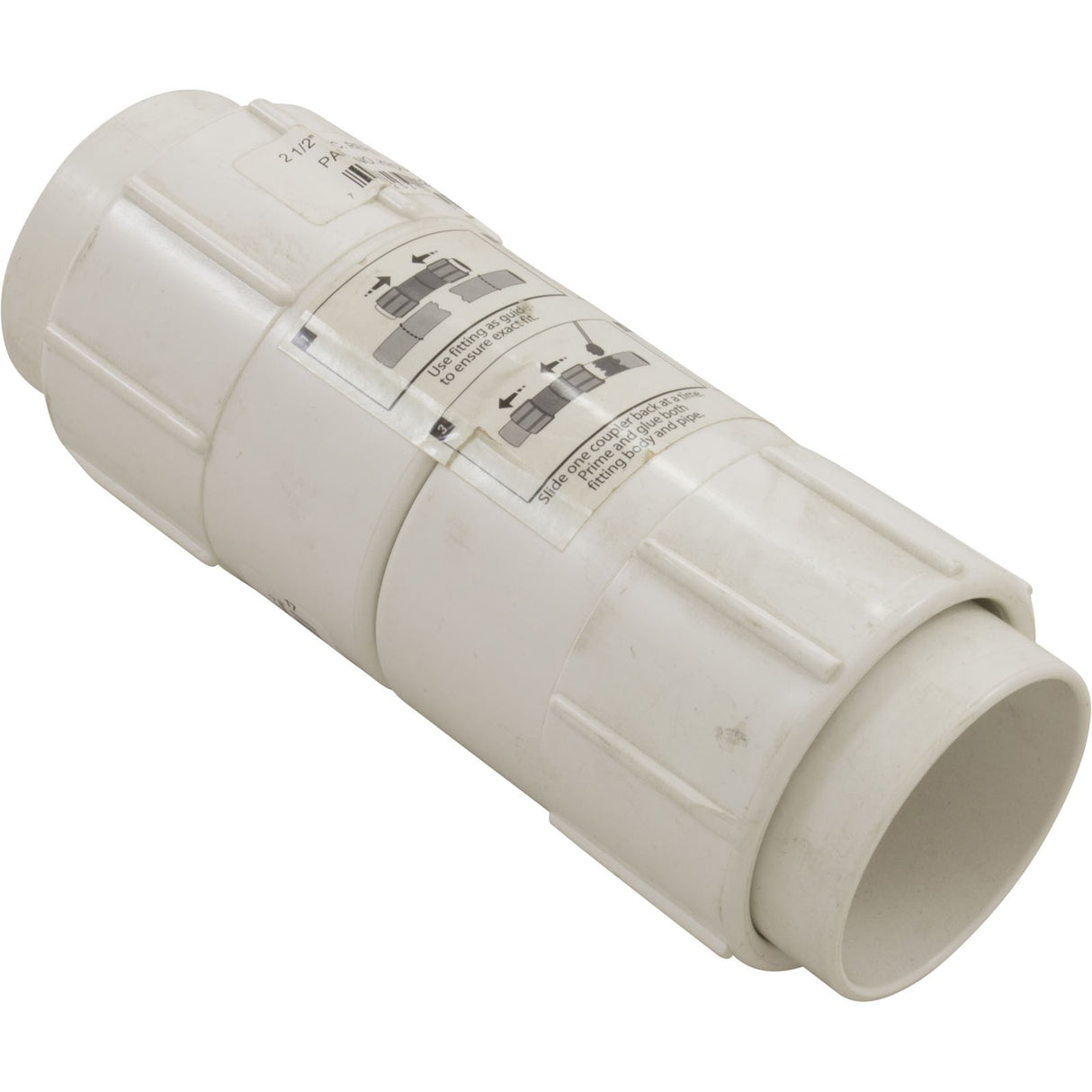 KwikRepair Coupling, Lass Ent, 2-1/2", Generic : KRC-2.5