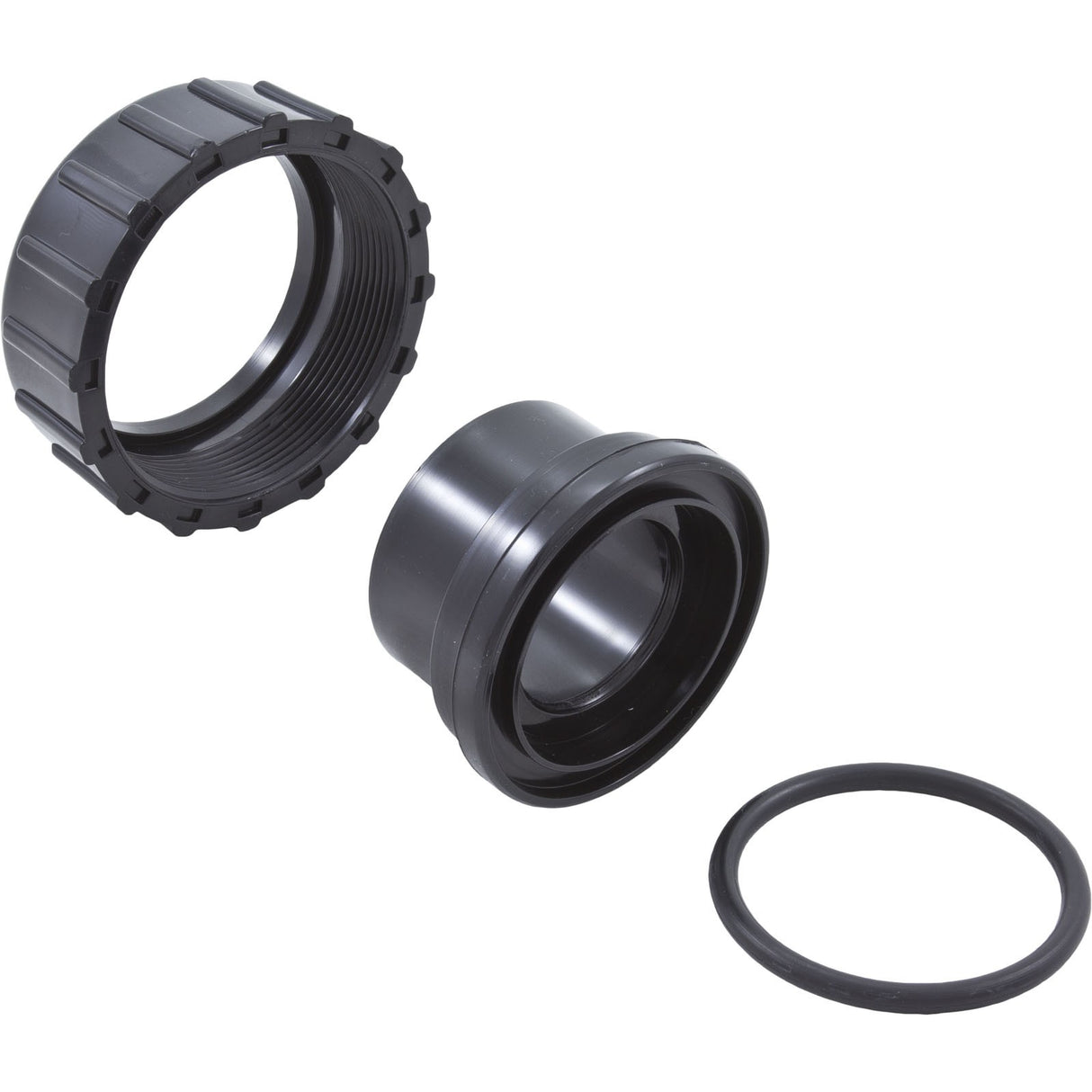 Half Union, 2", with O-Ring, 1-1/2" Slip, Trimline : 122257BLK