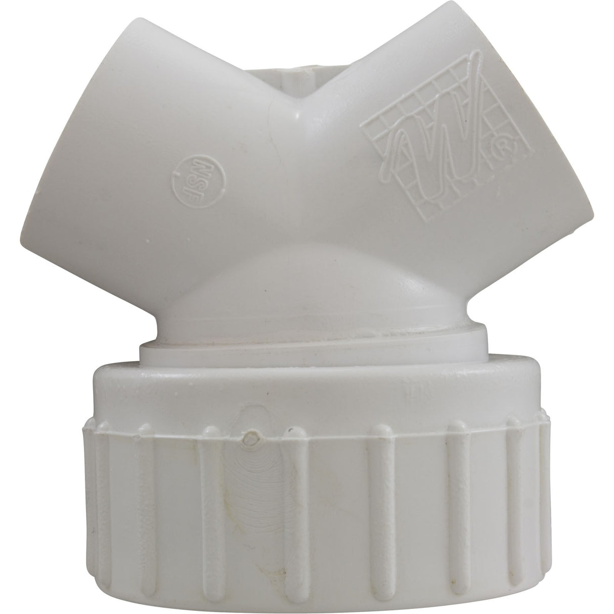 45 Wye, 1-1/2" Male Buttress Thread 1" Slip x Union, Low Pro : 400-3145
