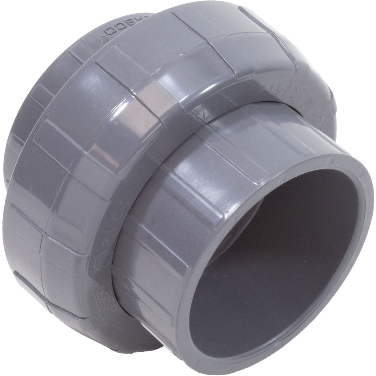 Union, Lasco, 3"s x 3"s, O-Ring Type, SCH80 PVC : 897-030