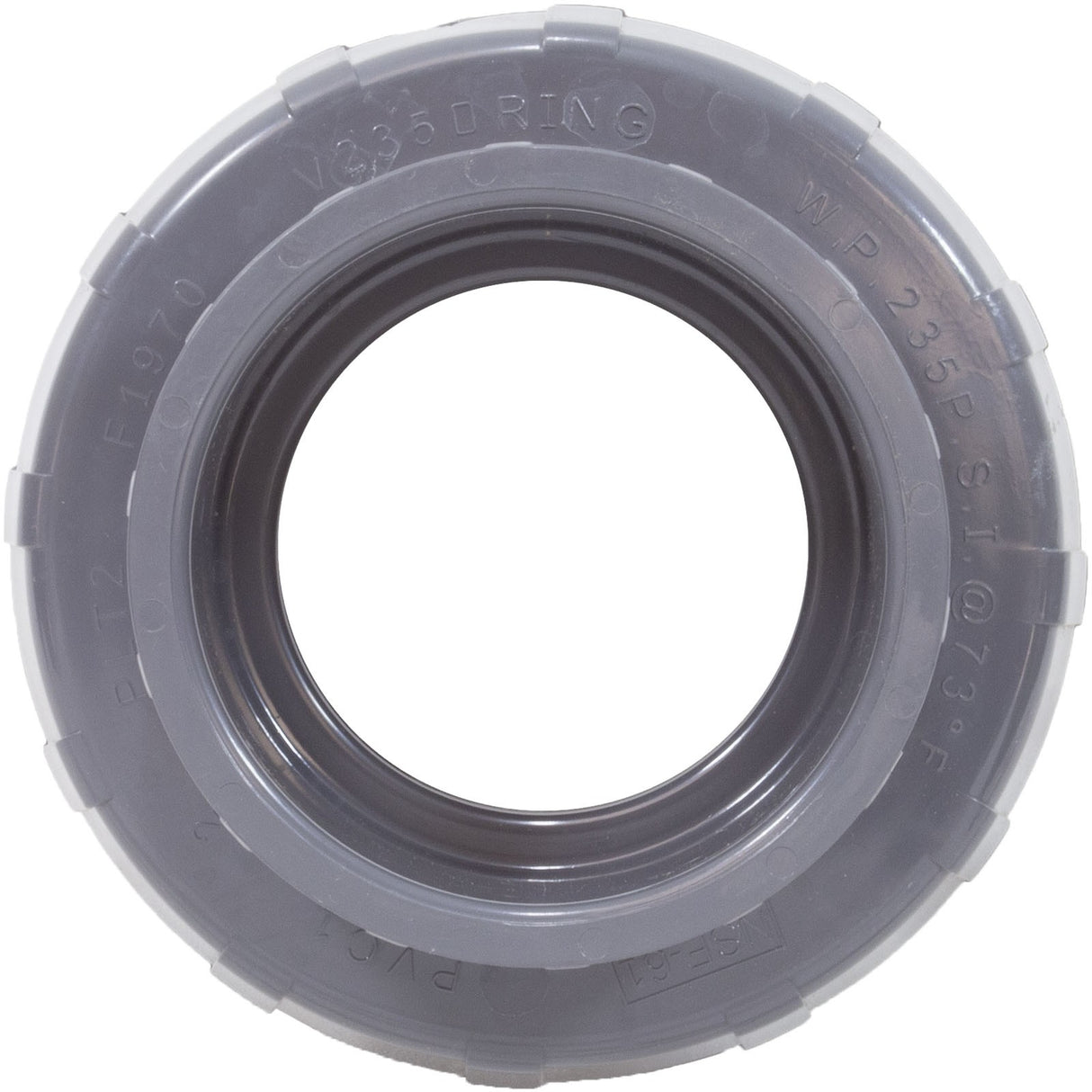 Union, Lasco, 3"s x 3"s, O-Ring Type, SCH80 PVC : 897-030
