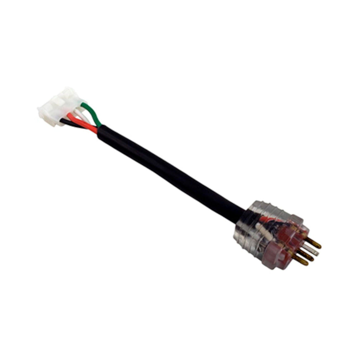 Cord, Pump Adapter, HydroQuip, Pump 2, 2 Speed 4pin Amp to Molded Brown Mini J&J Style 6" : 30-1230-L6