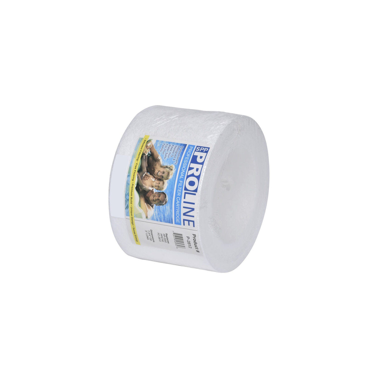 Filter Cartridge, Proline, Diameter: 7-3/4", Length: 5", Top: 4-7/8" Open, Bottom: 4-7/8" Open, 12 sq ft: P-2812