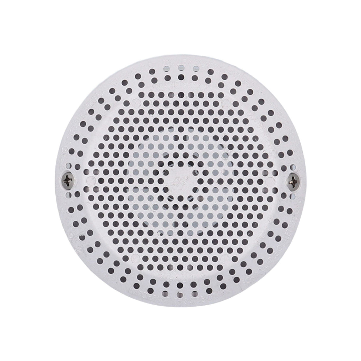 Suction Assembly, Waterway, VGB, Hi-Flo, 3-3/4"Dia Cover, 1-1/2"S x Standard Nut, White : 640-3250V