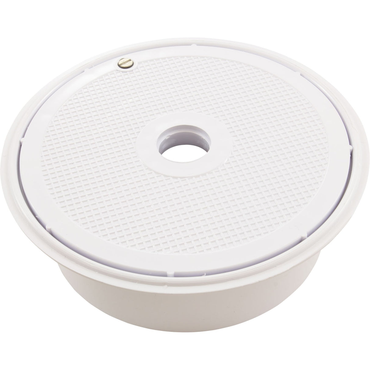 Skimmer Lid, Pentair, 6", w/ Ring, White : 86300100