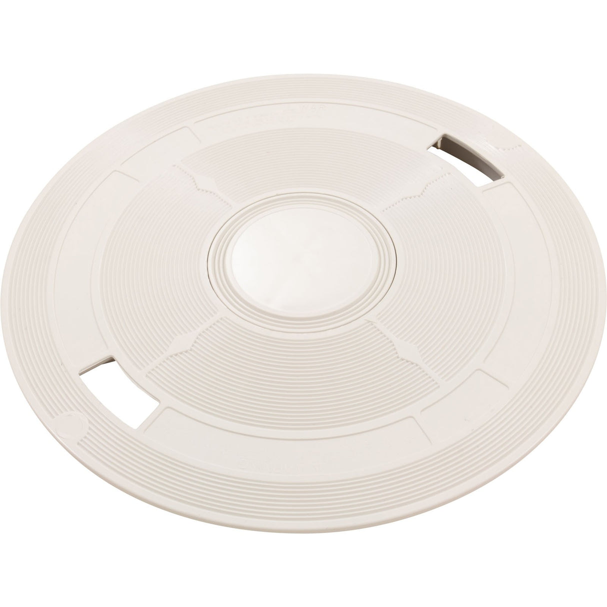 Skimmer Lid, Baker Hydro, 9-7/8"dia, w/o Thermometer, Wht, Gen : L2R