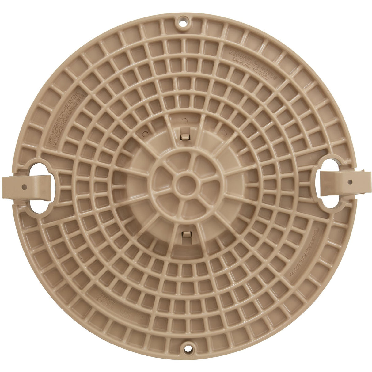Skimmer Lid, Pentair, Admiral S15/S20, Lockdown, Tan : 85007430