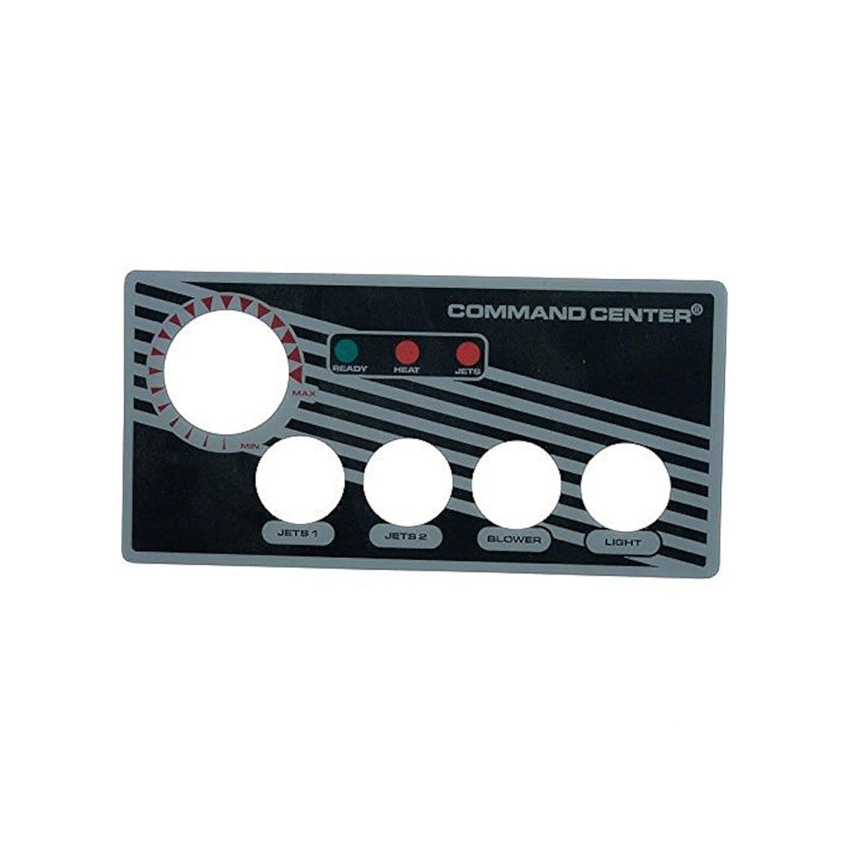 Overlay, Spaside, Tecmark Command Center, 4-Button, No Display, For CC4-120-10-I00 & 230V Version : 30202BM