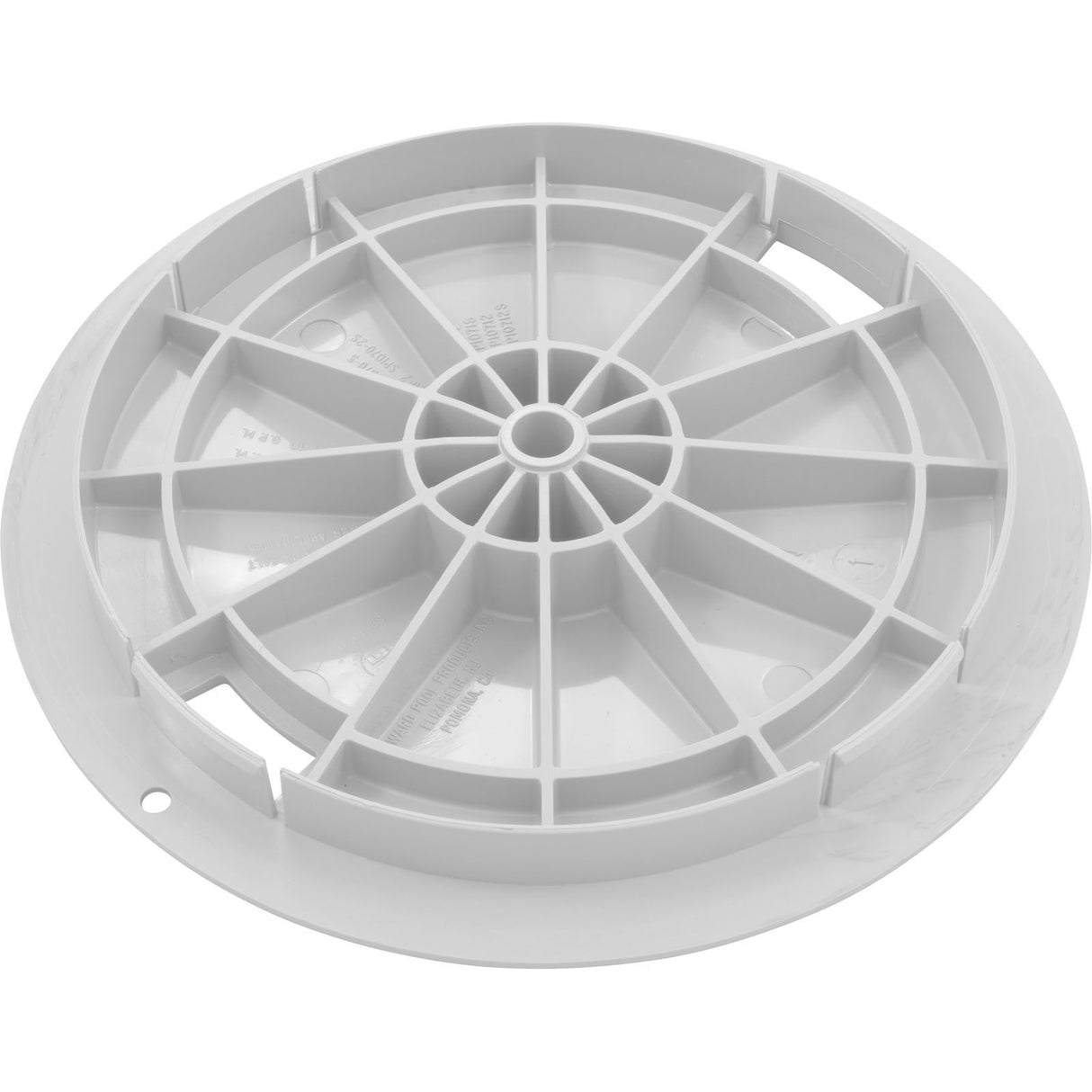 Lid, Hayward SP1070 Skimmer, 9-7/8"OD, White : SPX1070C