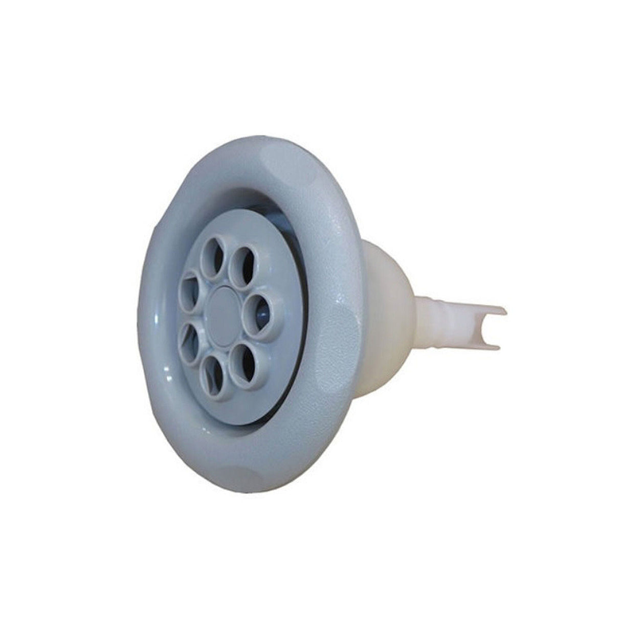 Jet Internal, Pentair Cyclone, 7 Hole Twin Spin, 5" Face, 5-Scallop, Textured, Light Gray : 951081