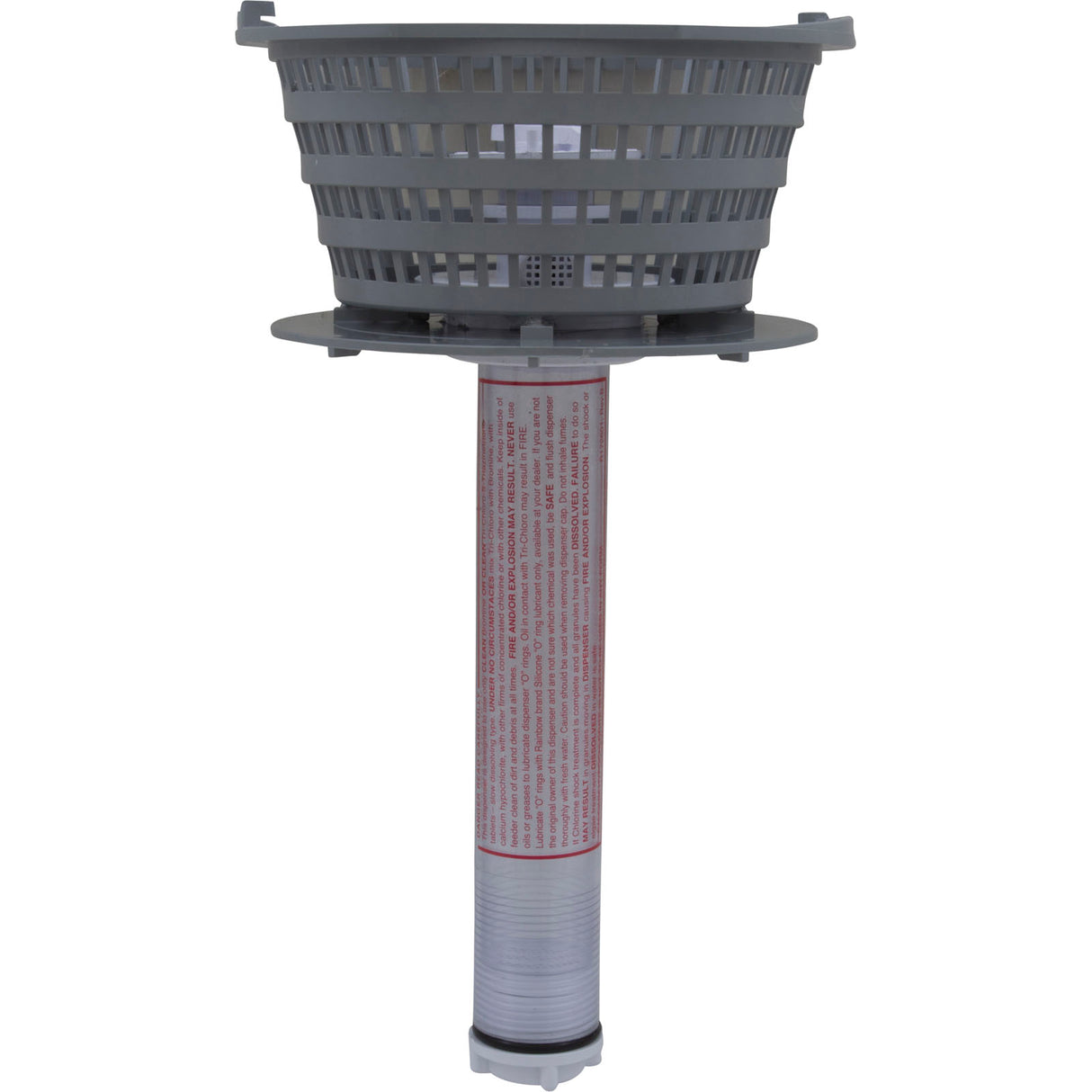 Lily Chemical Dispenser, Pentair Dynamic IV, w/ Basket, Dk Gry : R172662DG - Pentair - 788379702137 - PartsForSpas.com