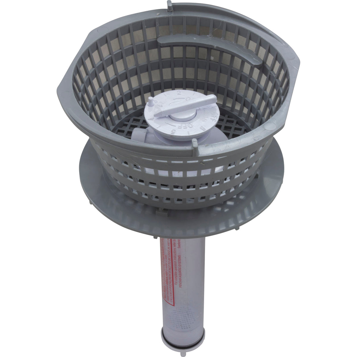 Lily Chemical Dispenser, Pentair Dynamic IV, w/ Basket, Dk Gry : R172662DG - Pentair - 7.8838E+11 - PartsForSpas.com