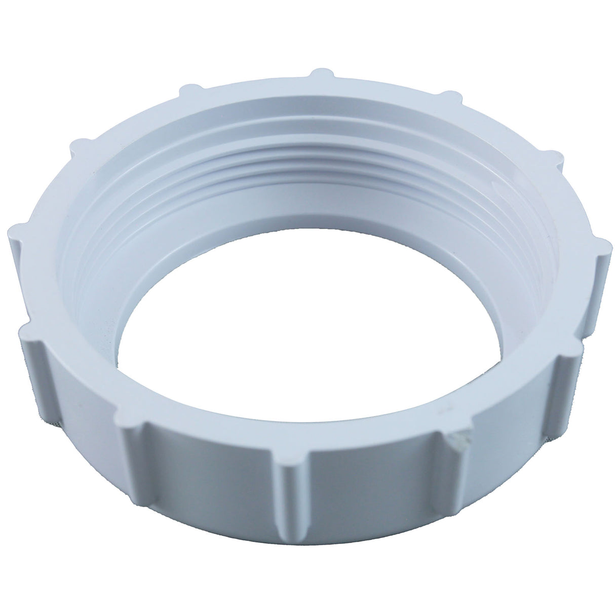 Bulkhead Adapter Nut, Pentair, 3-1/2", White : 274407Z - Pentair - 788379907198 - PartsForSpas.com