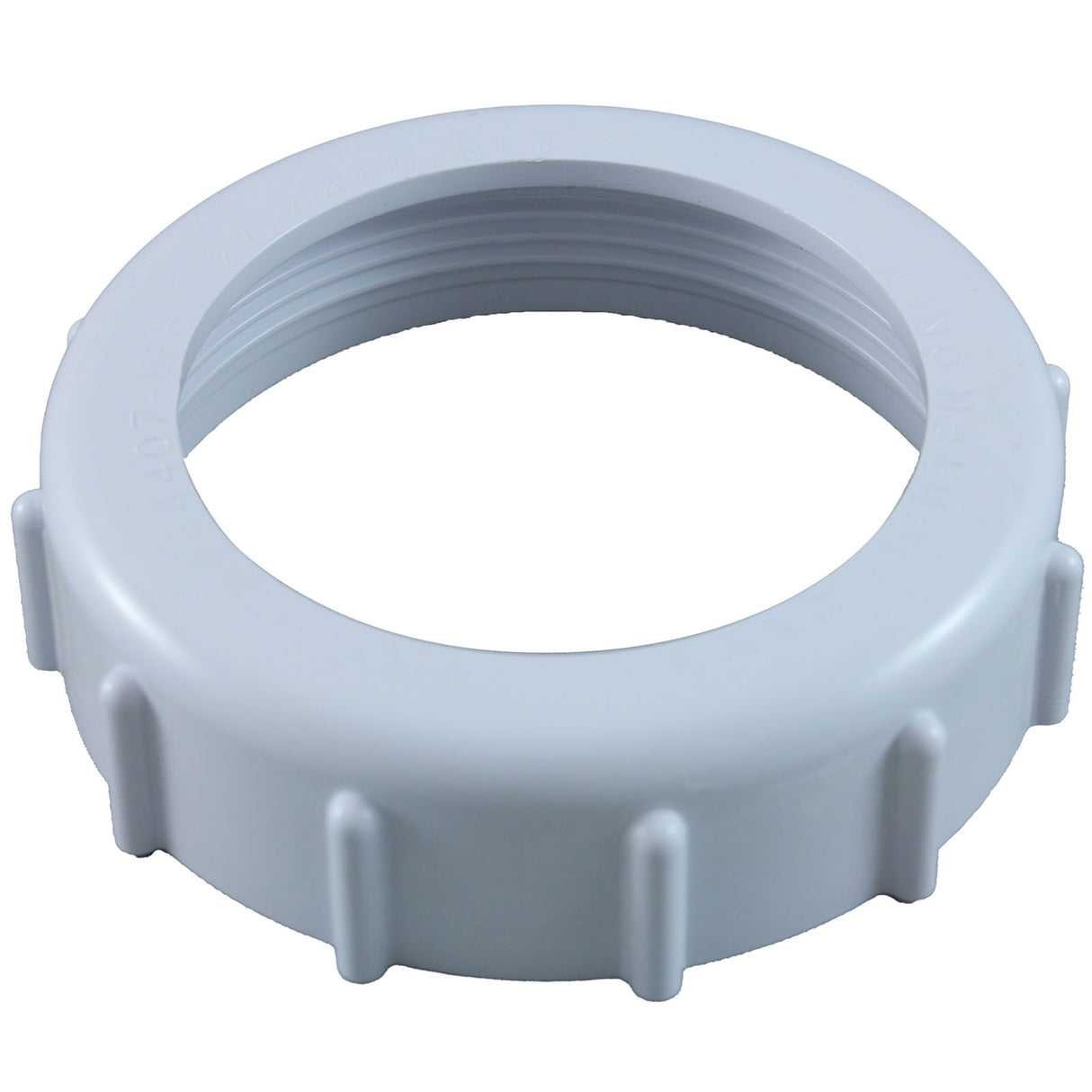 Bulkhead Adapter Nut, Pentair, 3-1/2", White : 274407Z - Pentair - 788379907198 - PartsForSpas.com